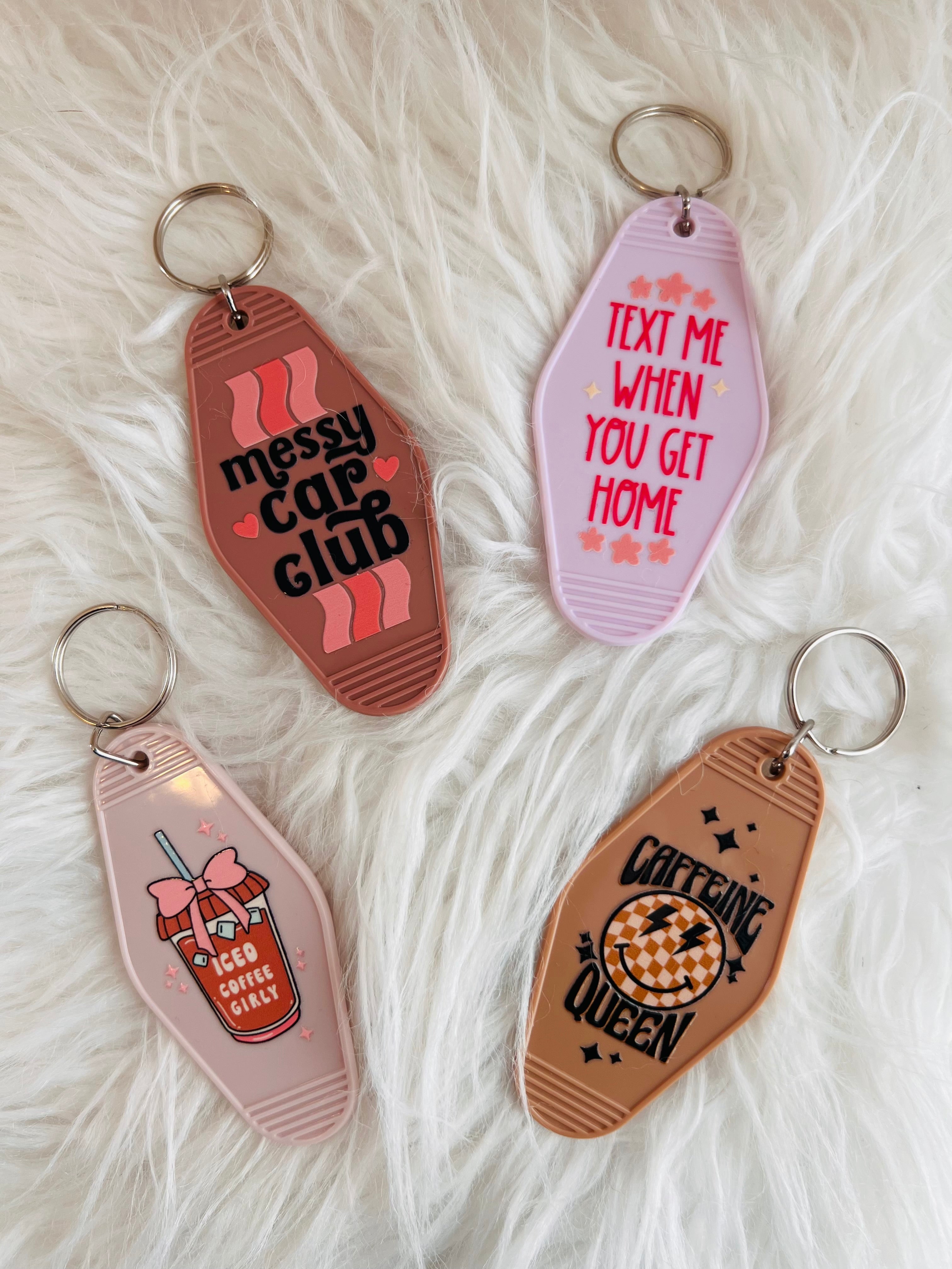 motel keychains