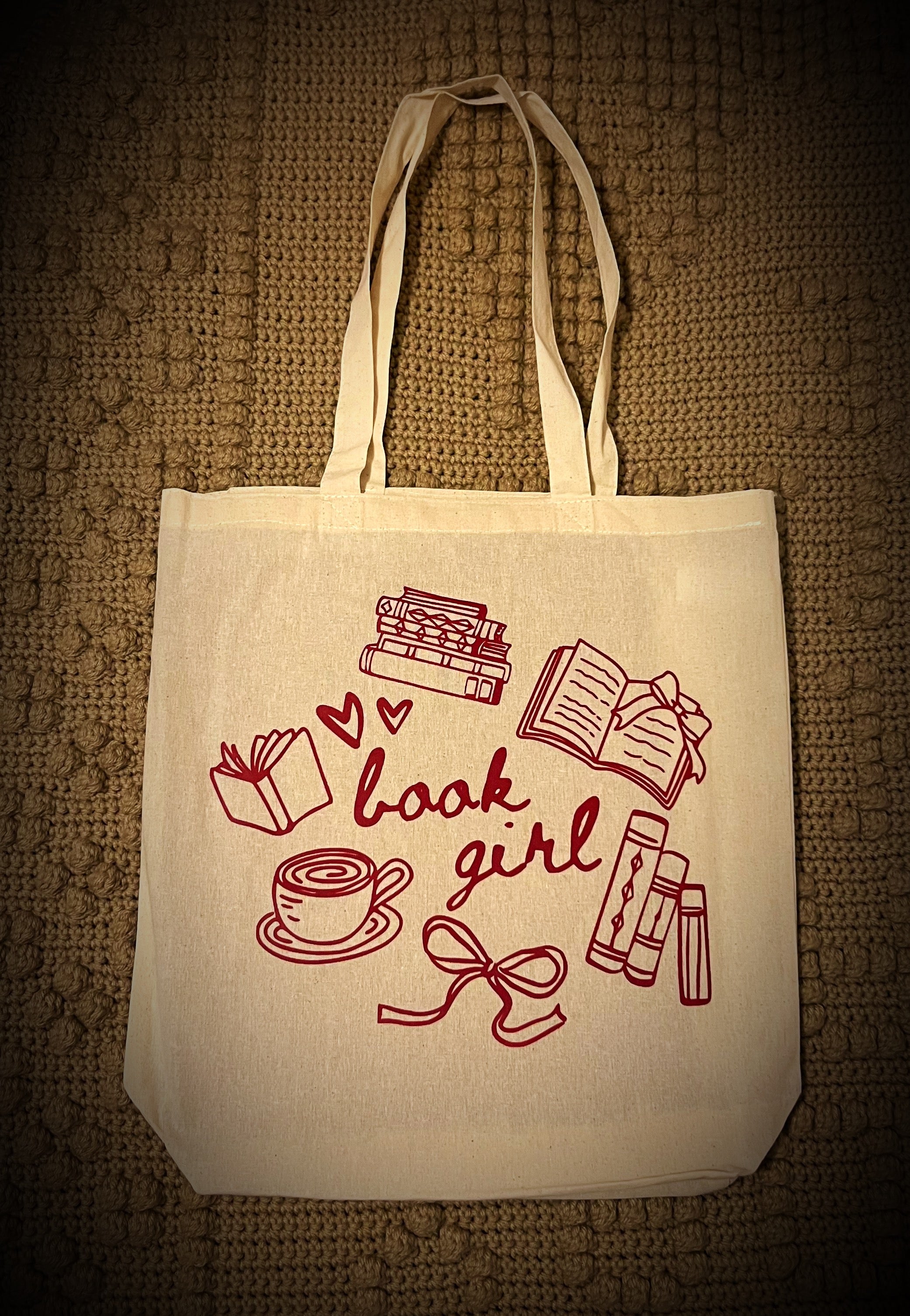 book girl tote