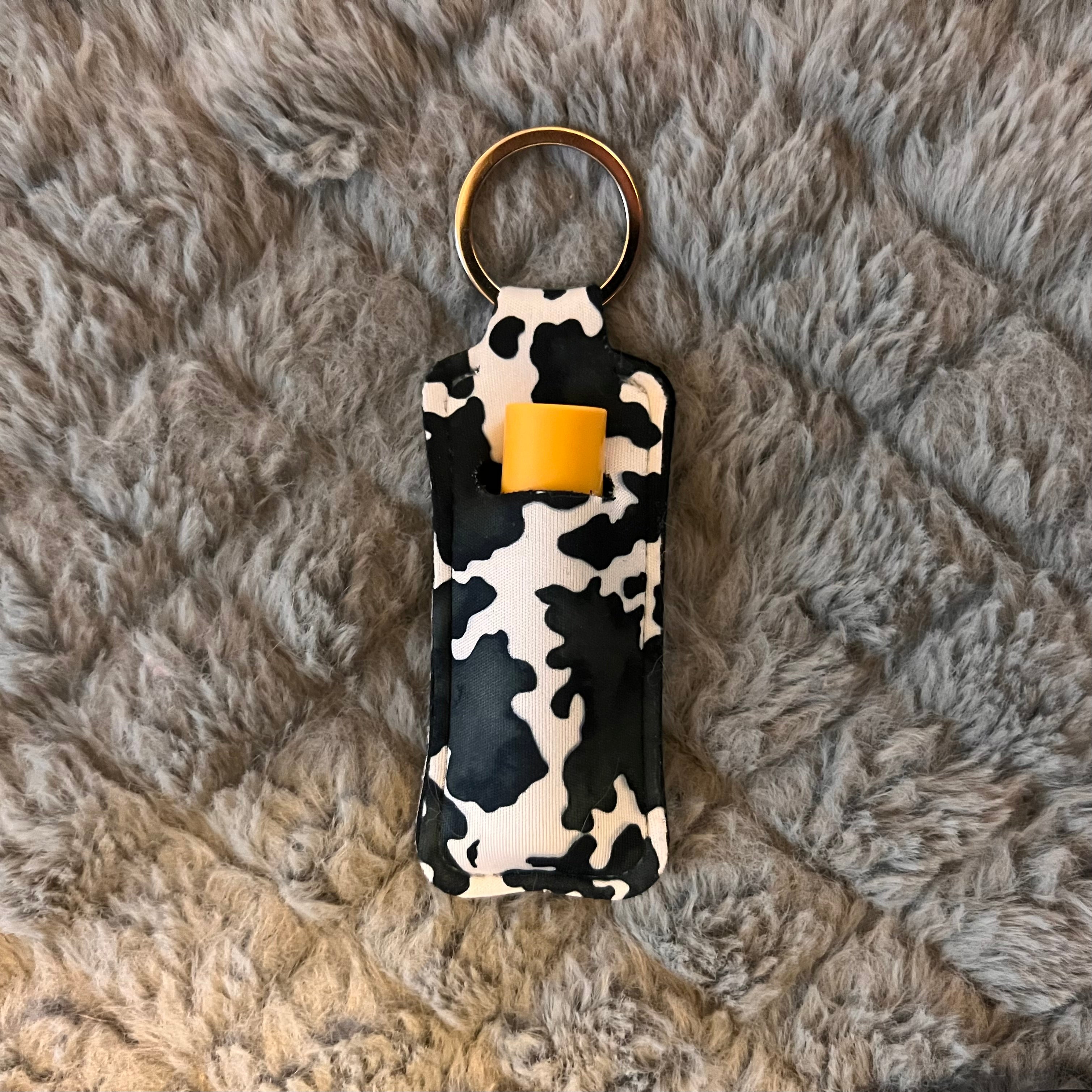 keychain chapstick holders