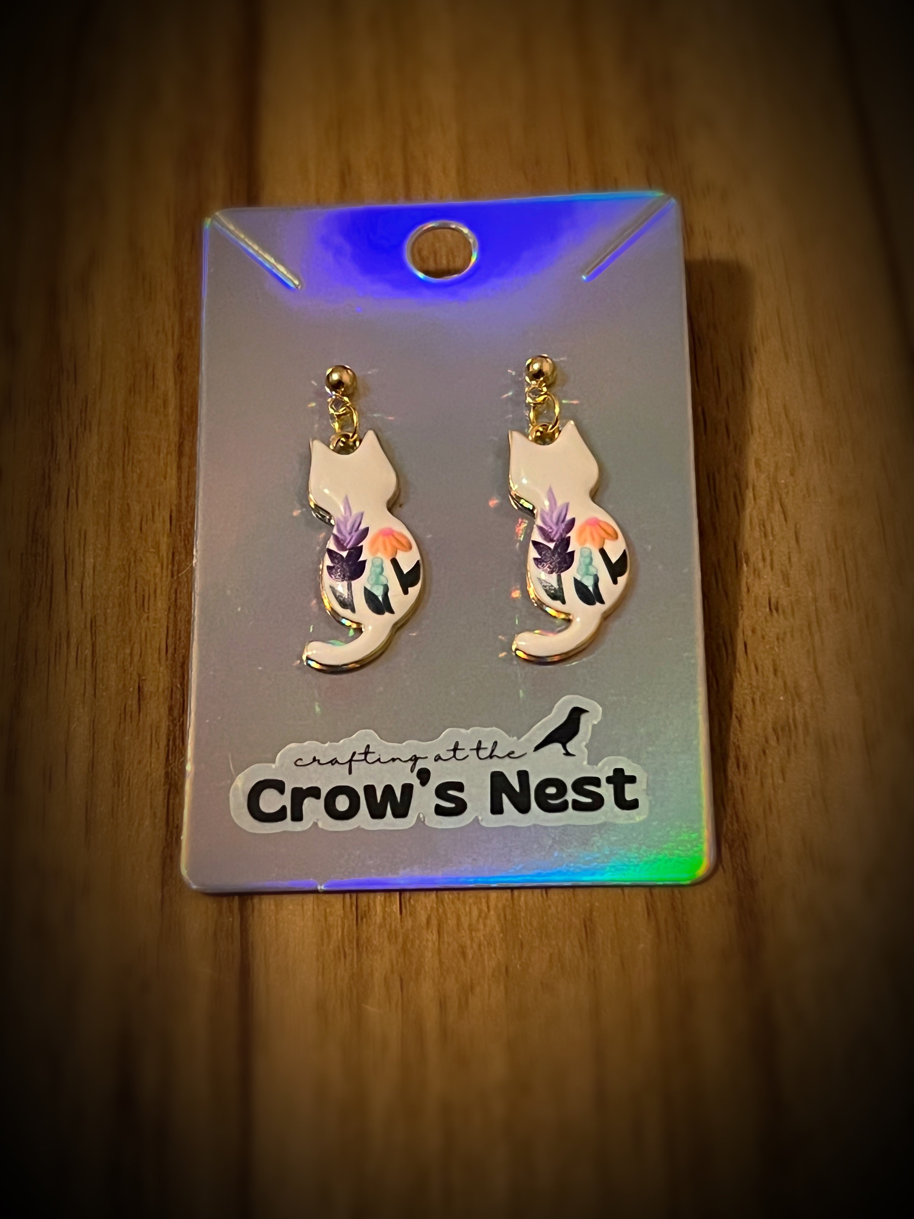 cat earrings