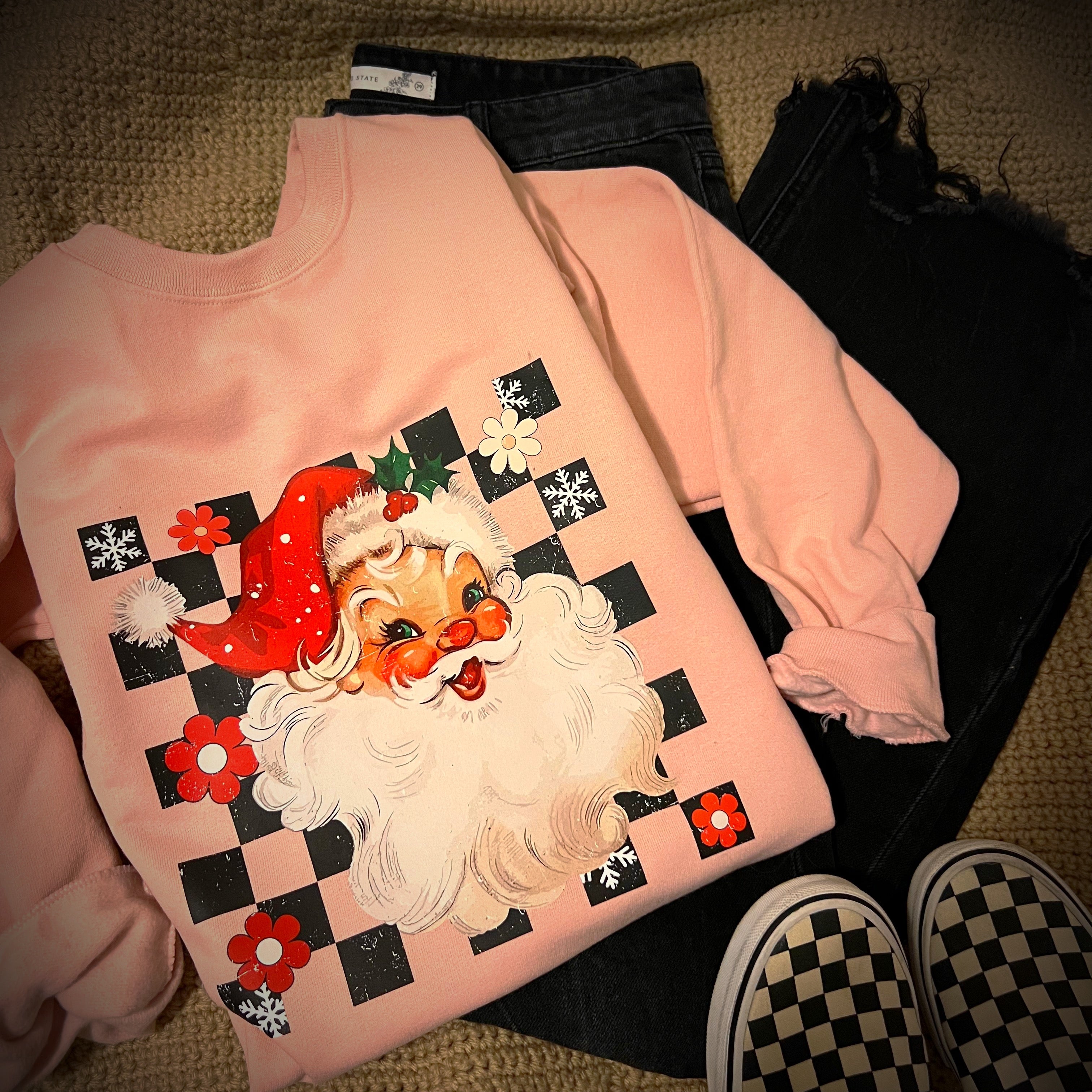 vintage santa sweatshirt