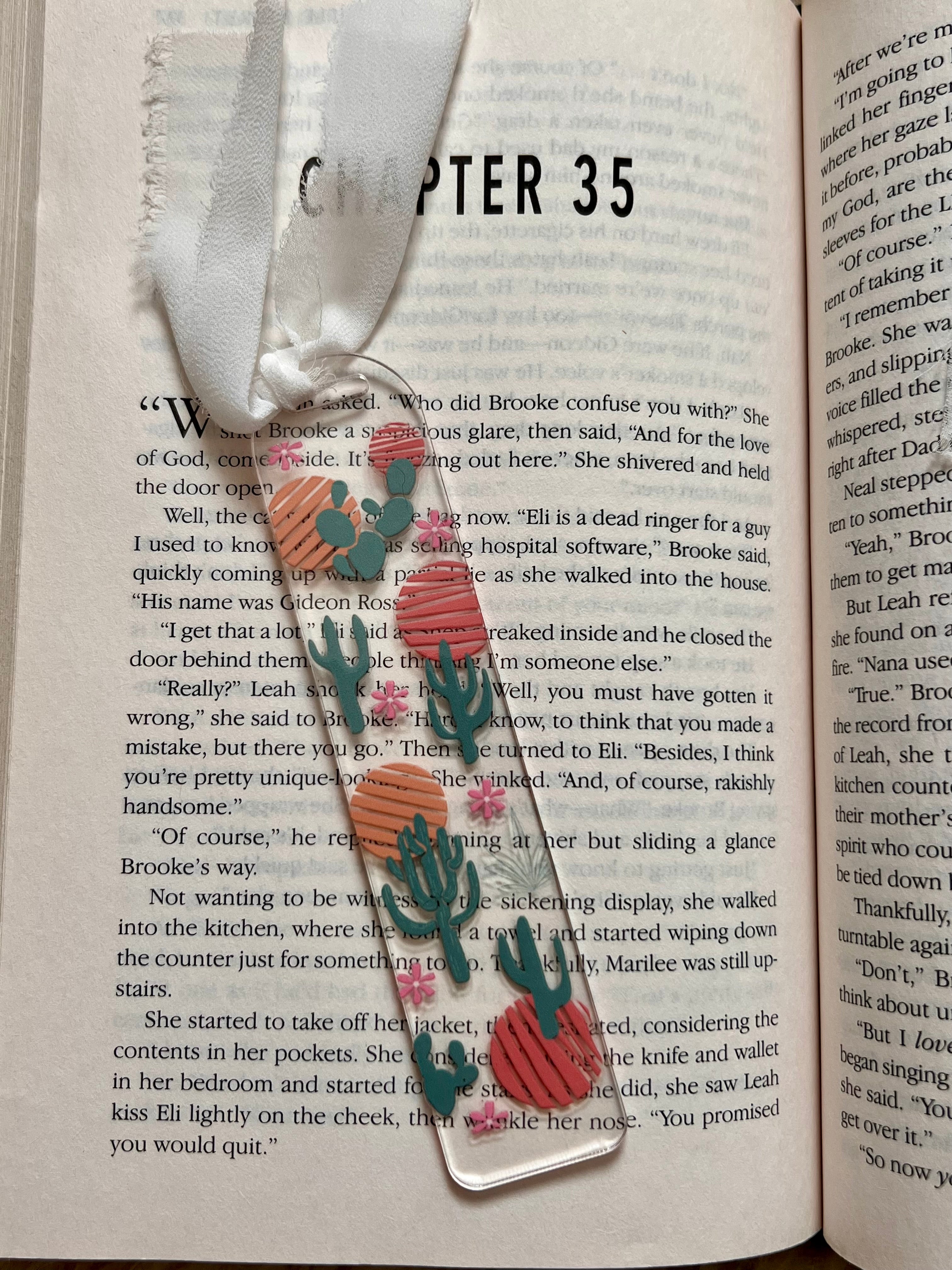 acrylic bookmarks