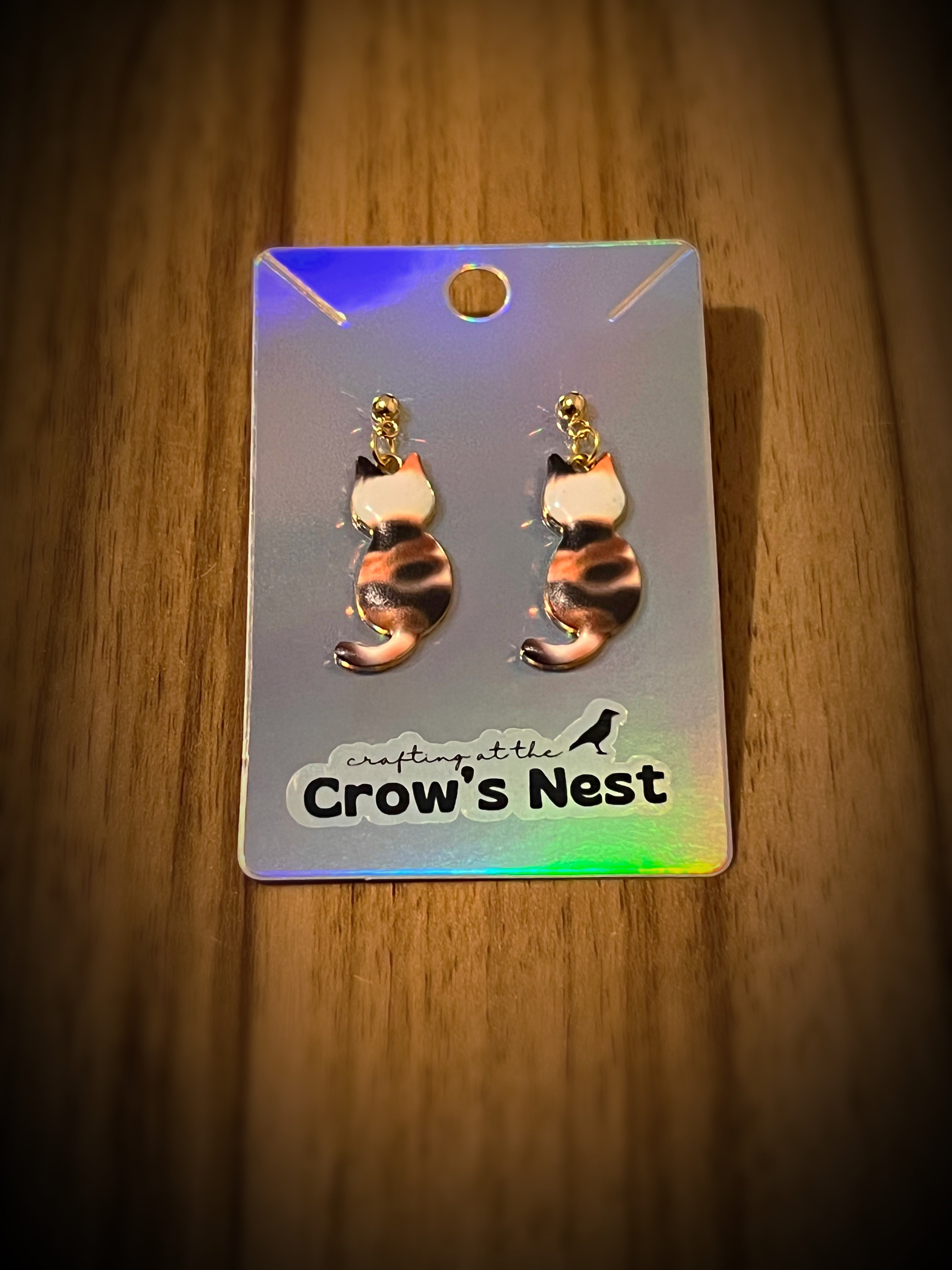 cat earrings