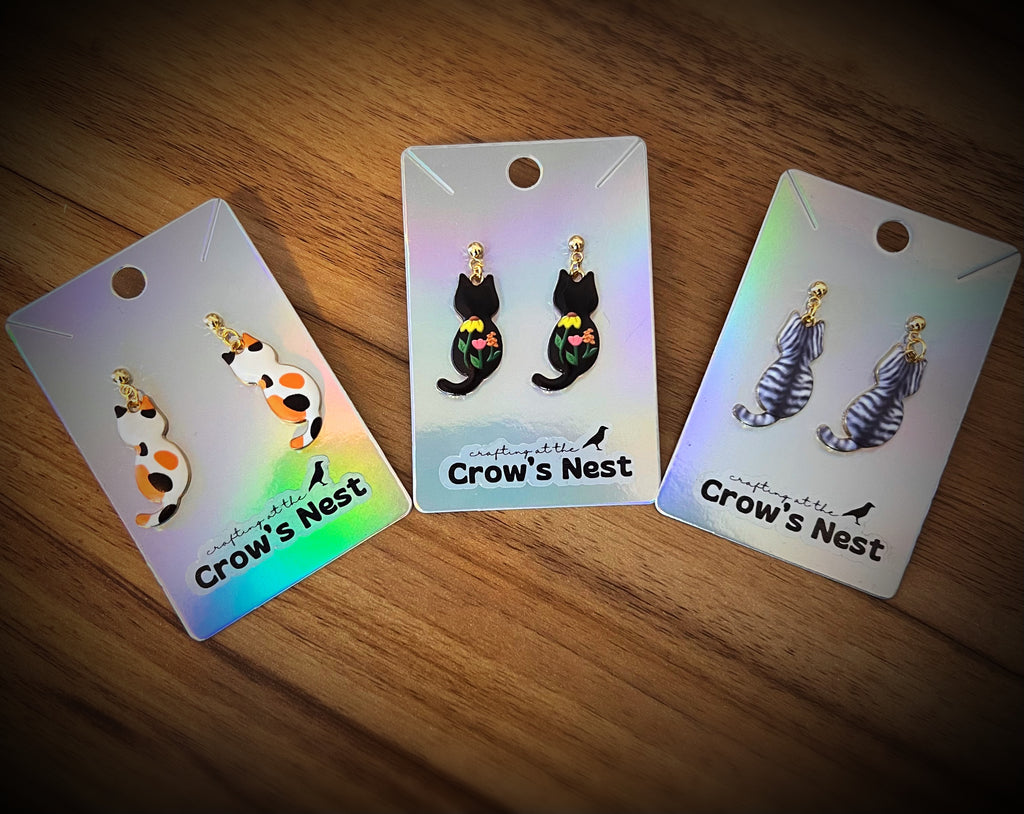 cat earrings