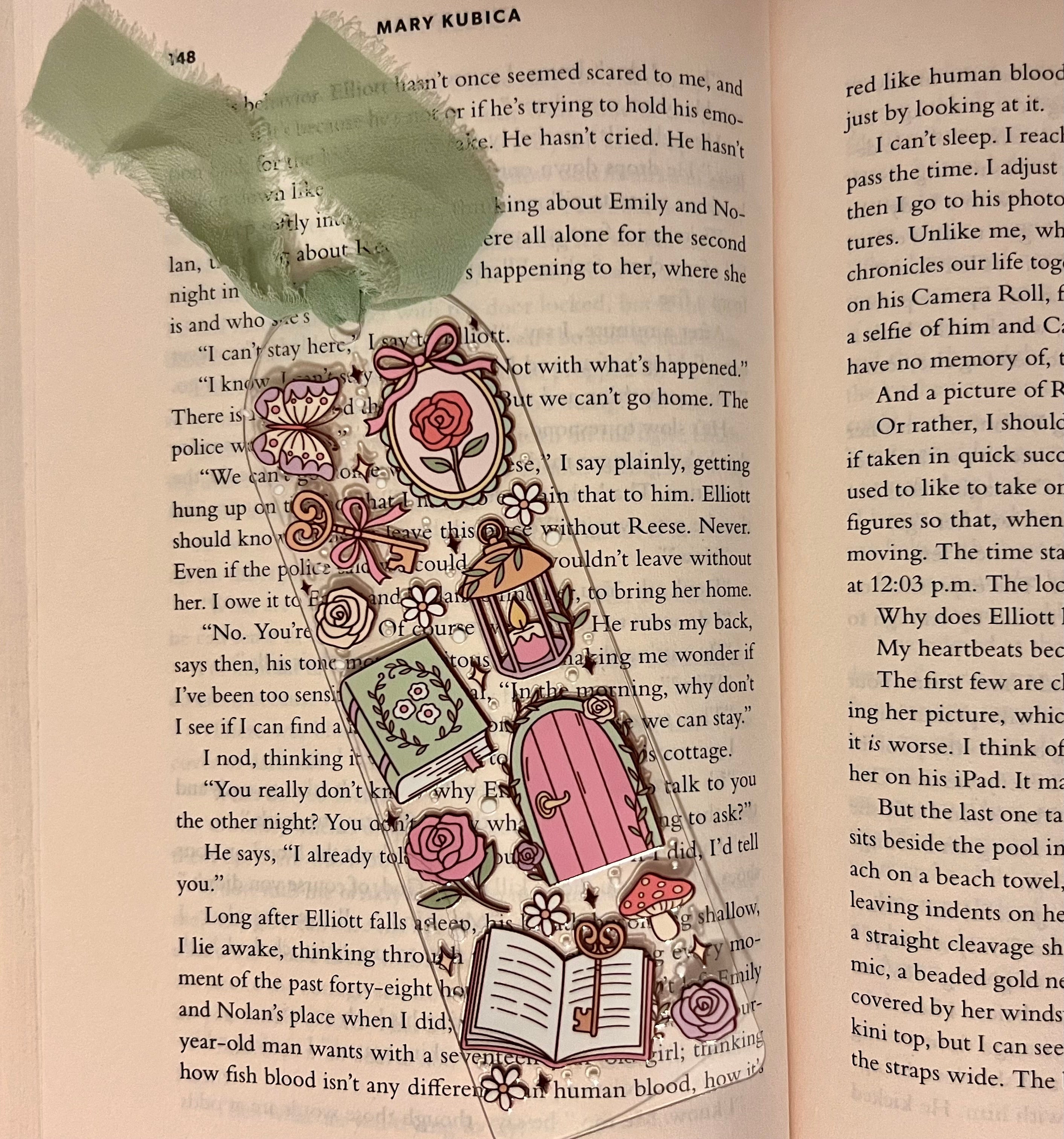acrylic bookmarks