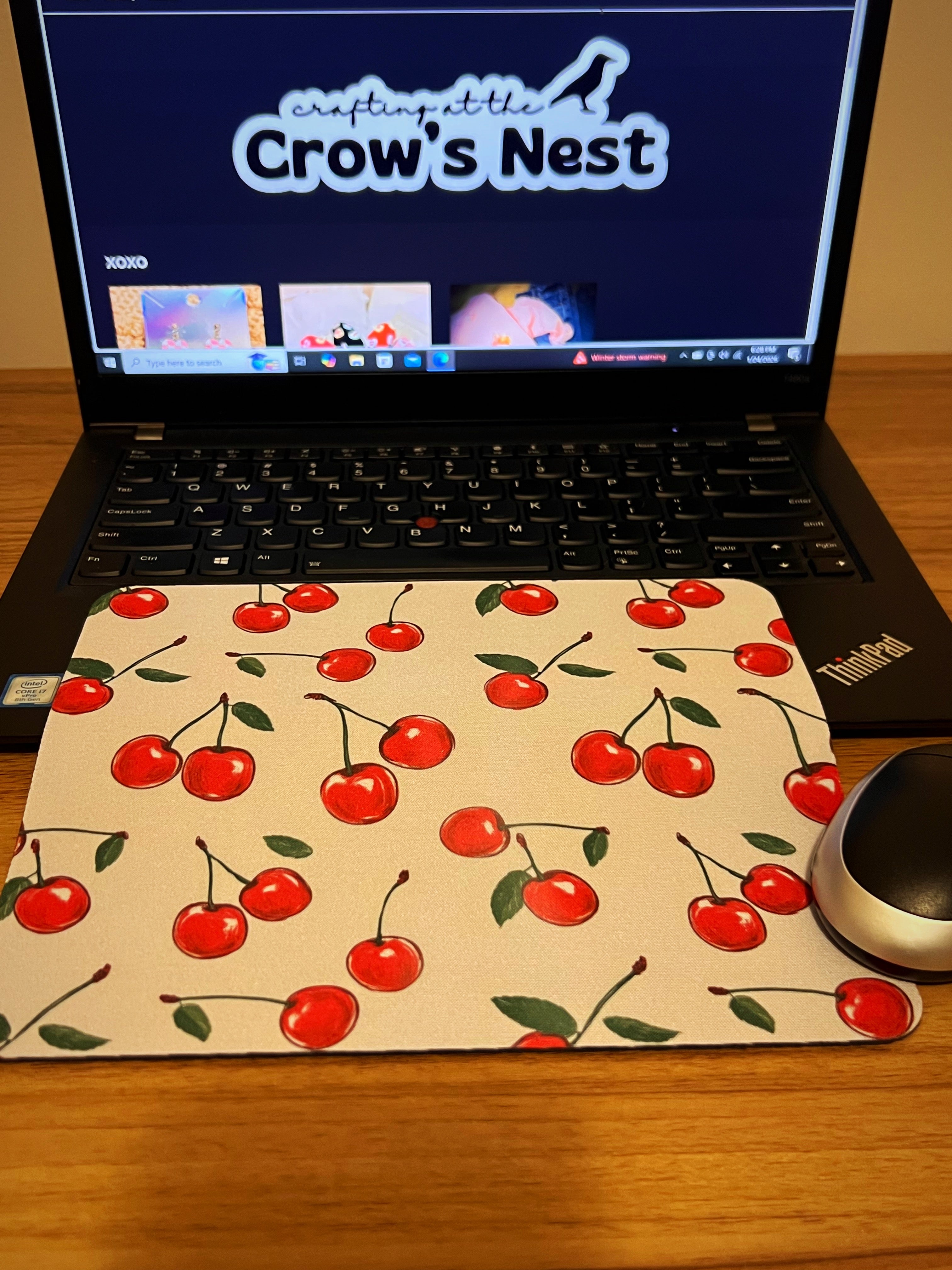 cherry mousepad