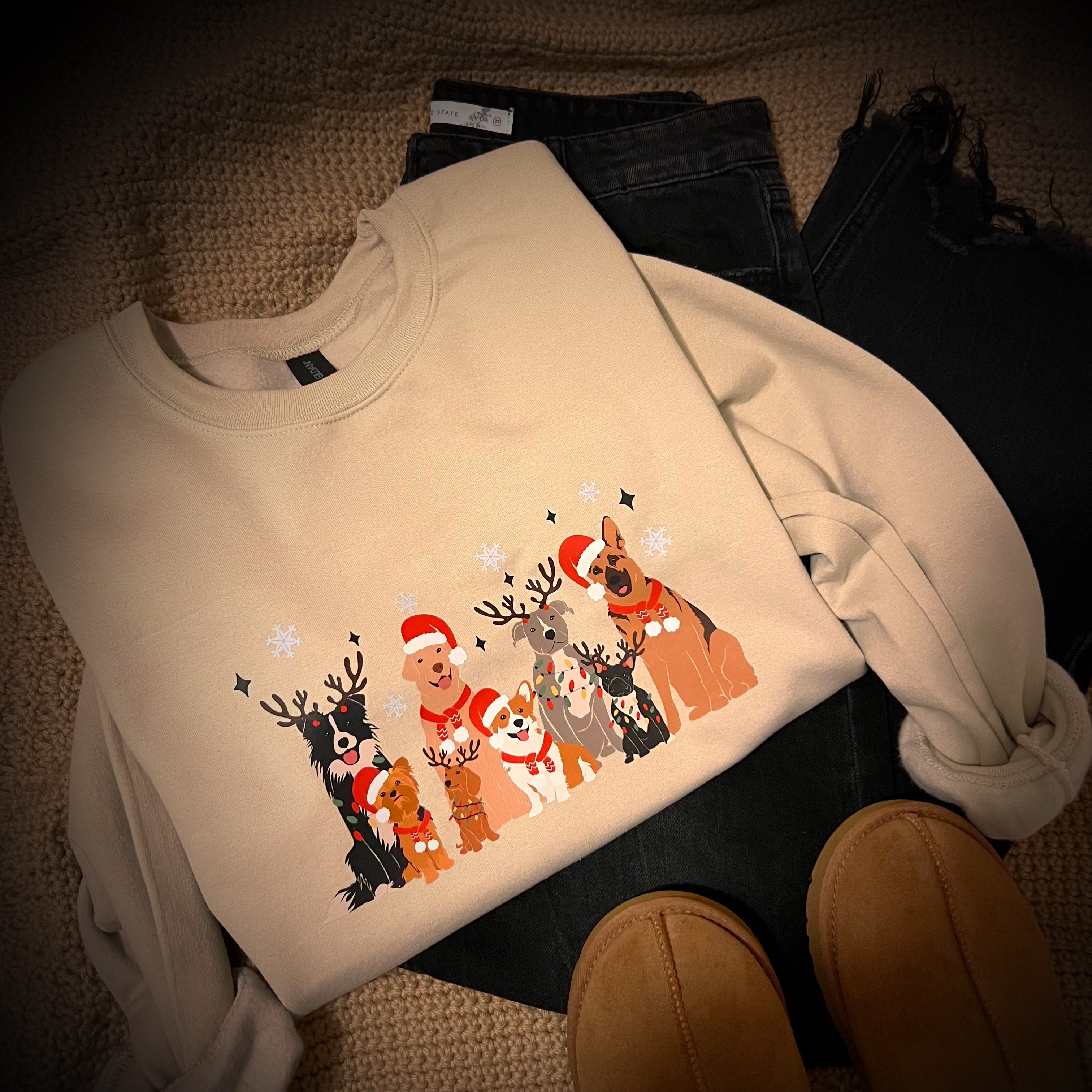pawliday cheer sweatshirt