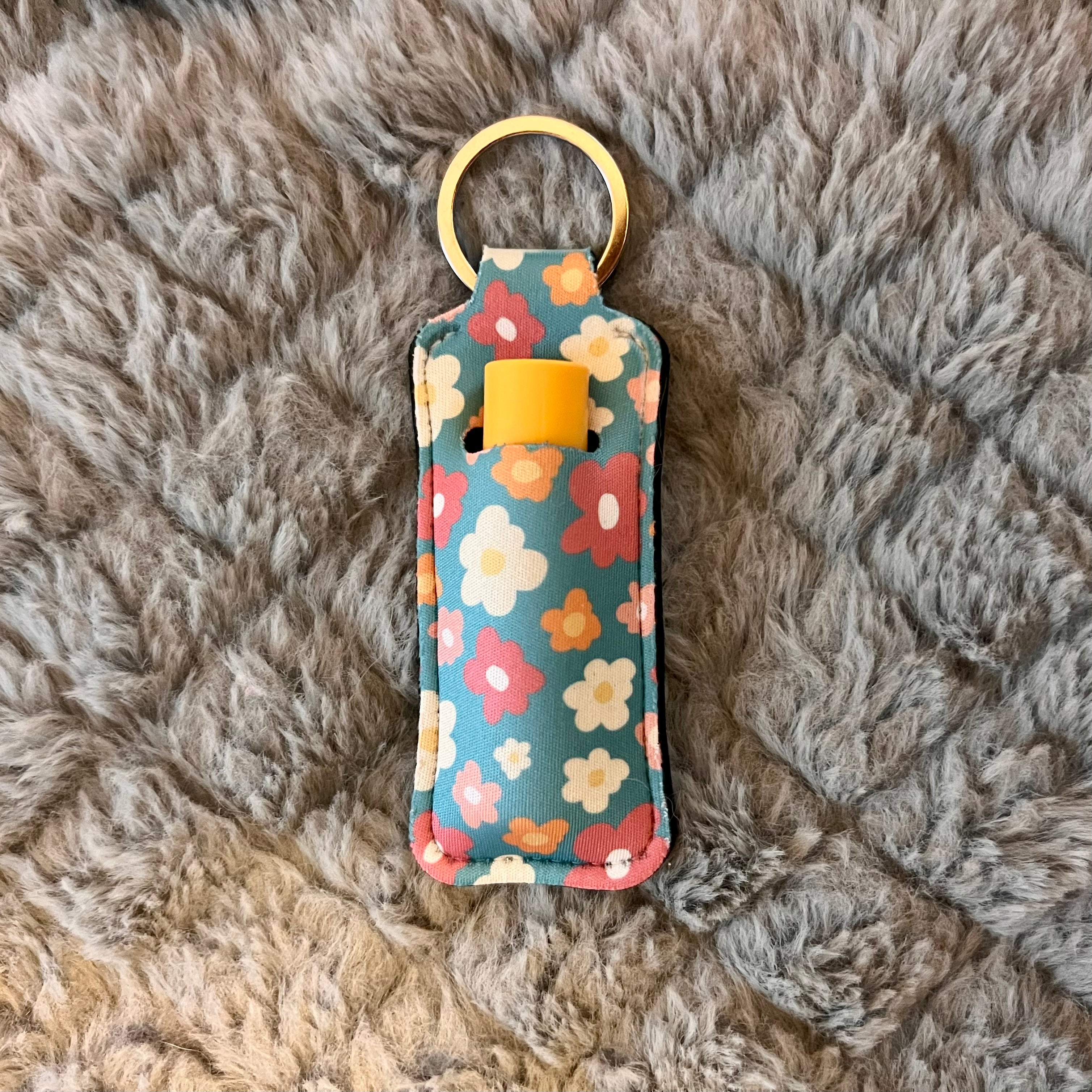 keychain chapstick holders