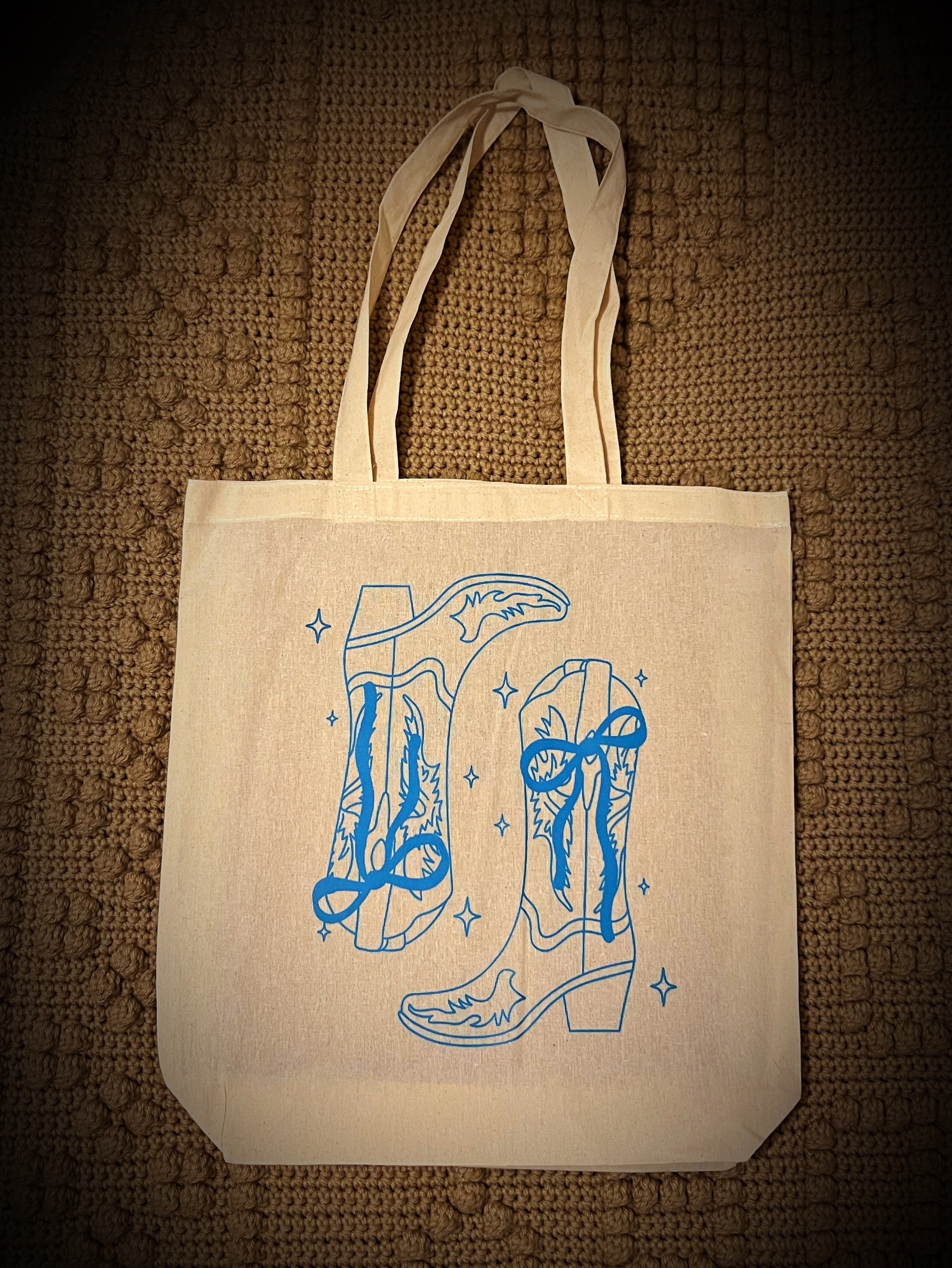 cowboy boot tote