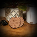 brown bow coasters
