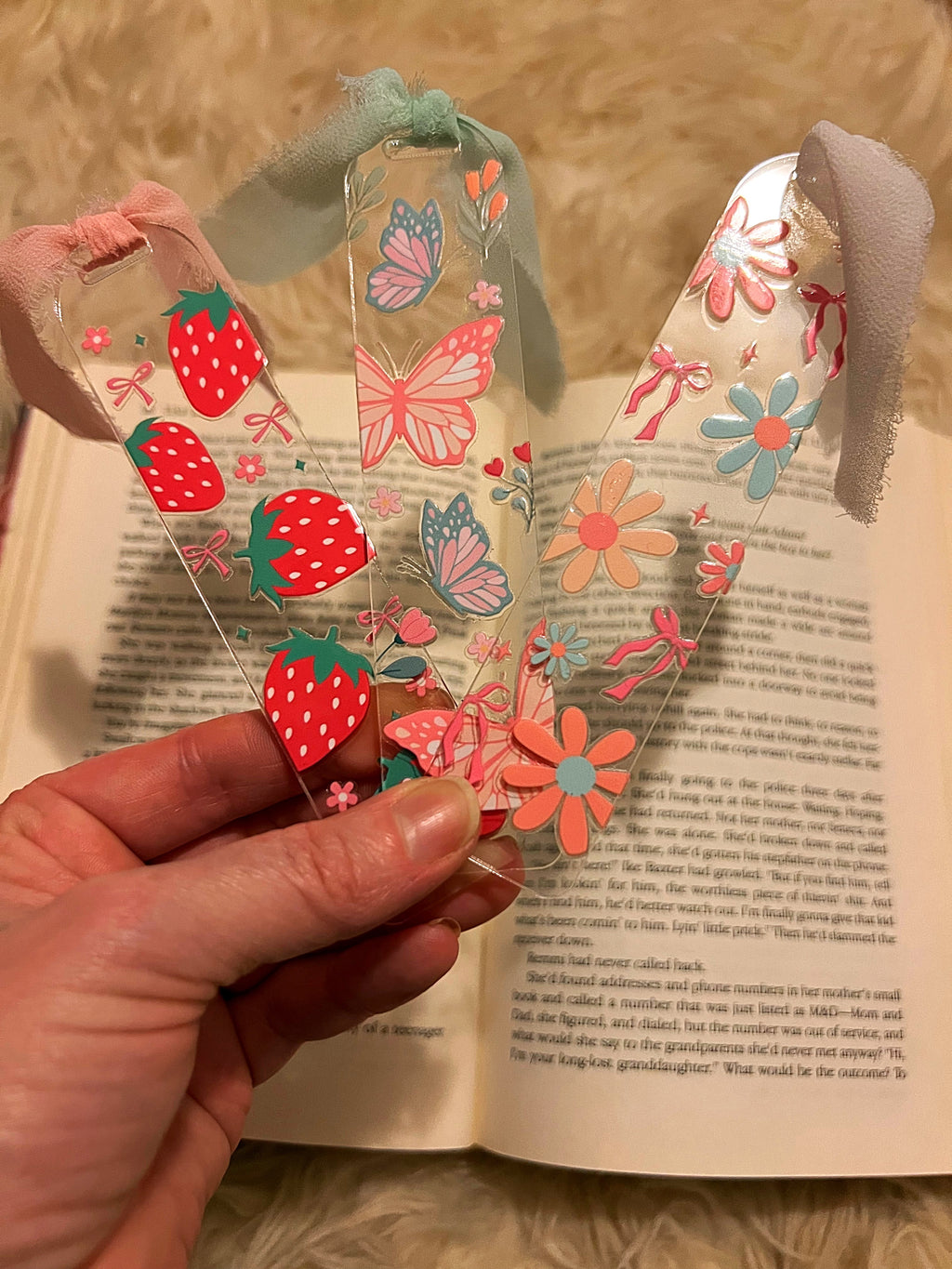 acrylic bookmarks