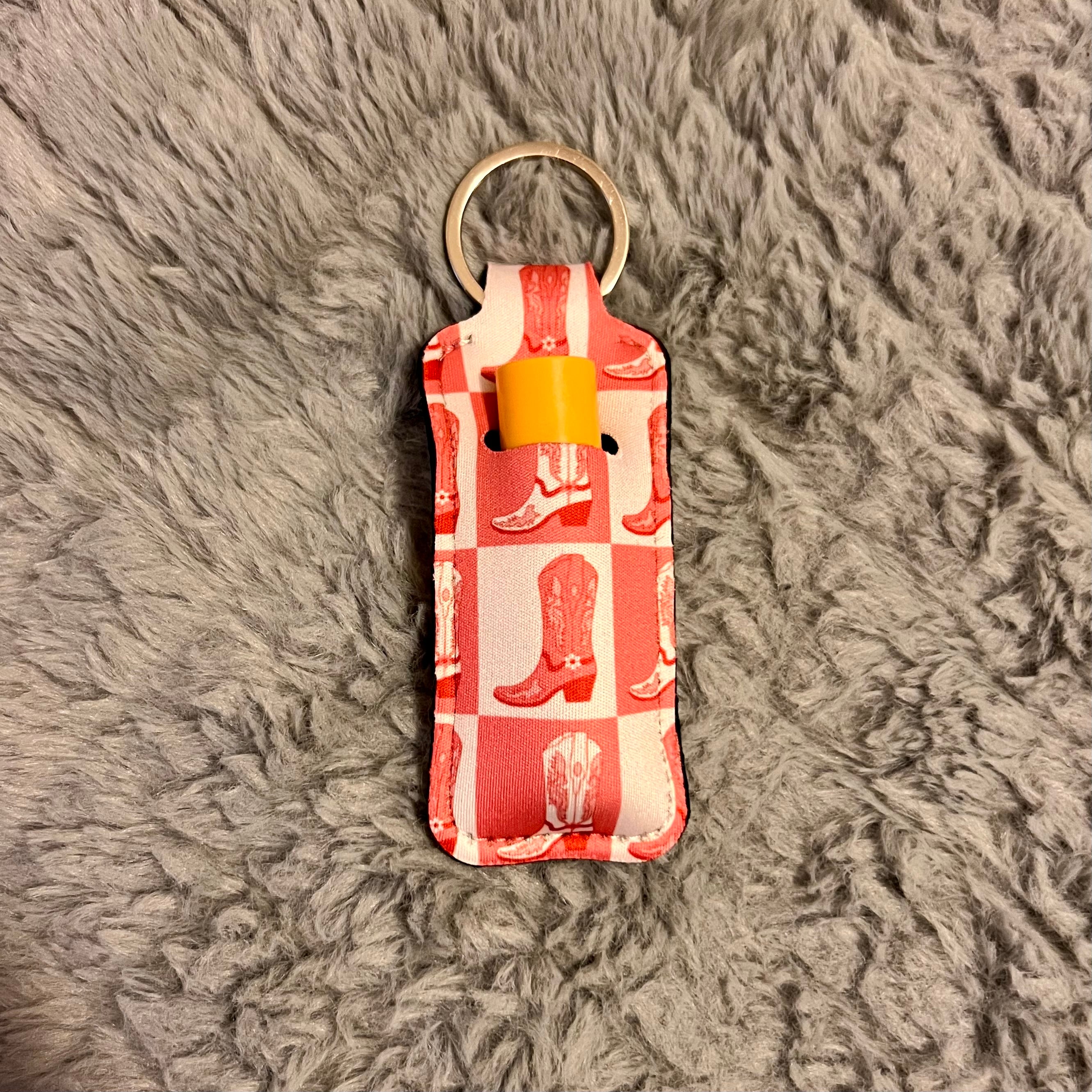 keychain chapstick holders