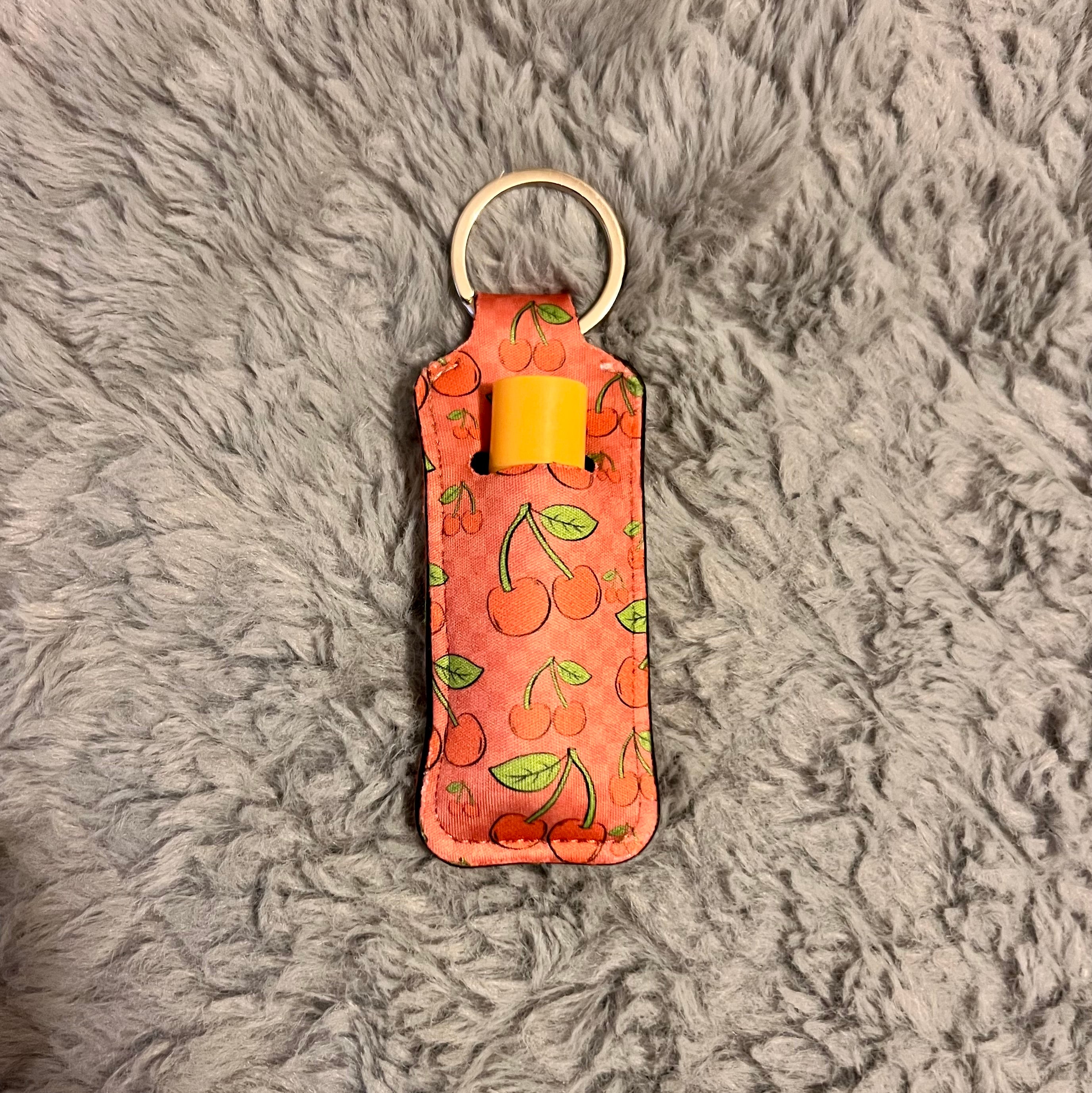 keychain chapstick holders