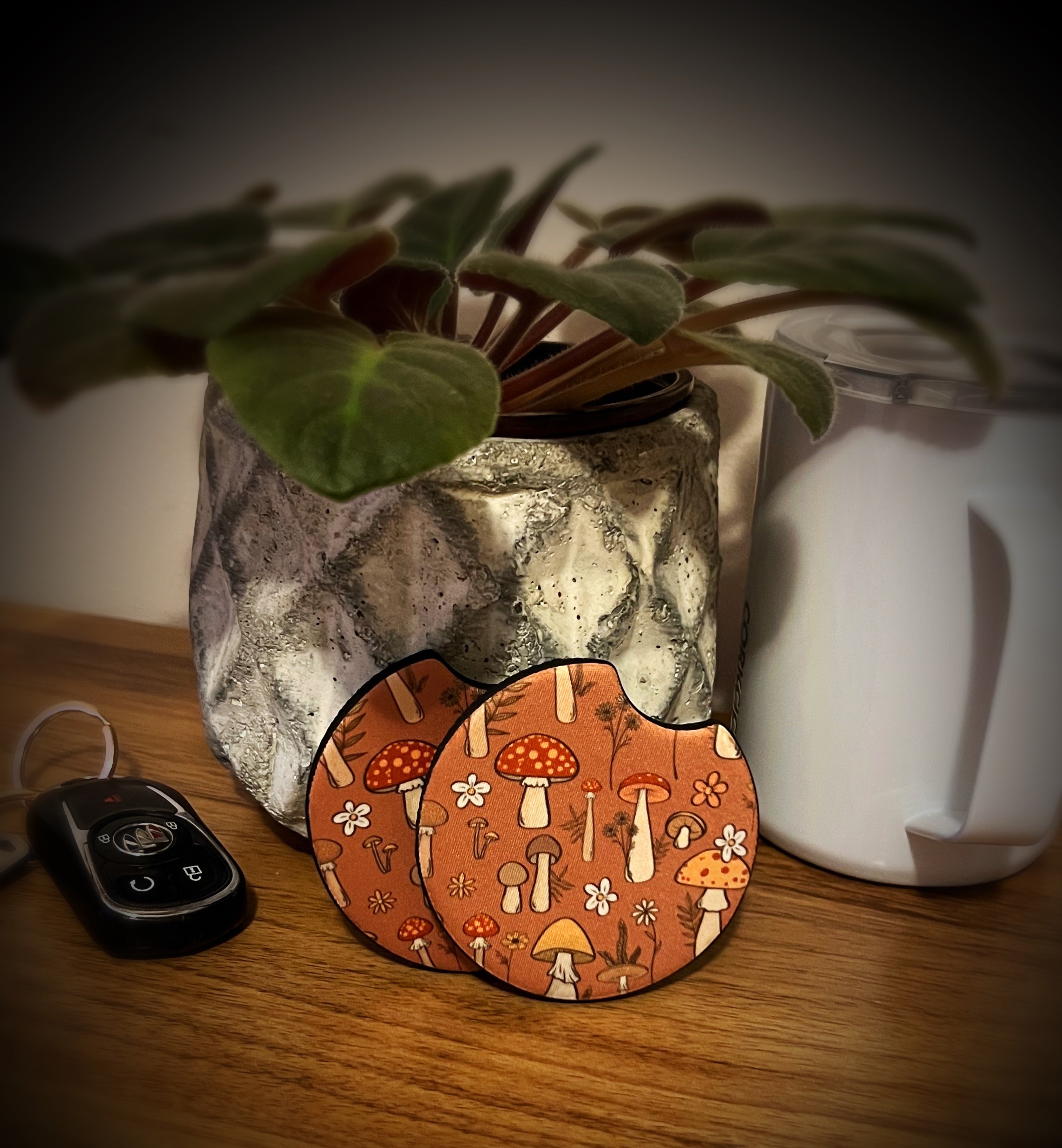 mushroom coasters