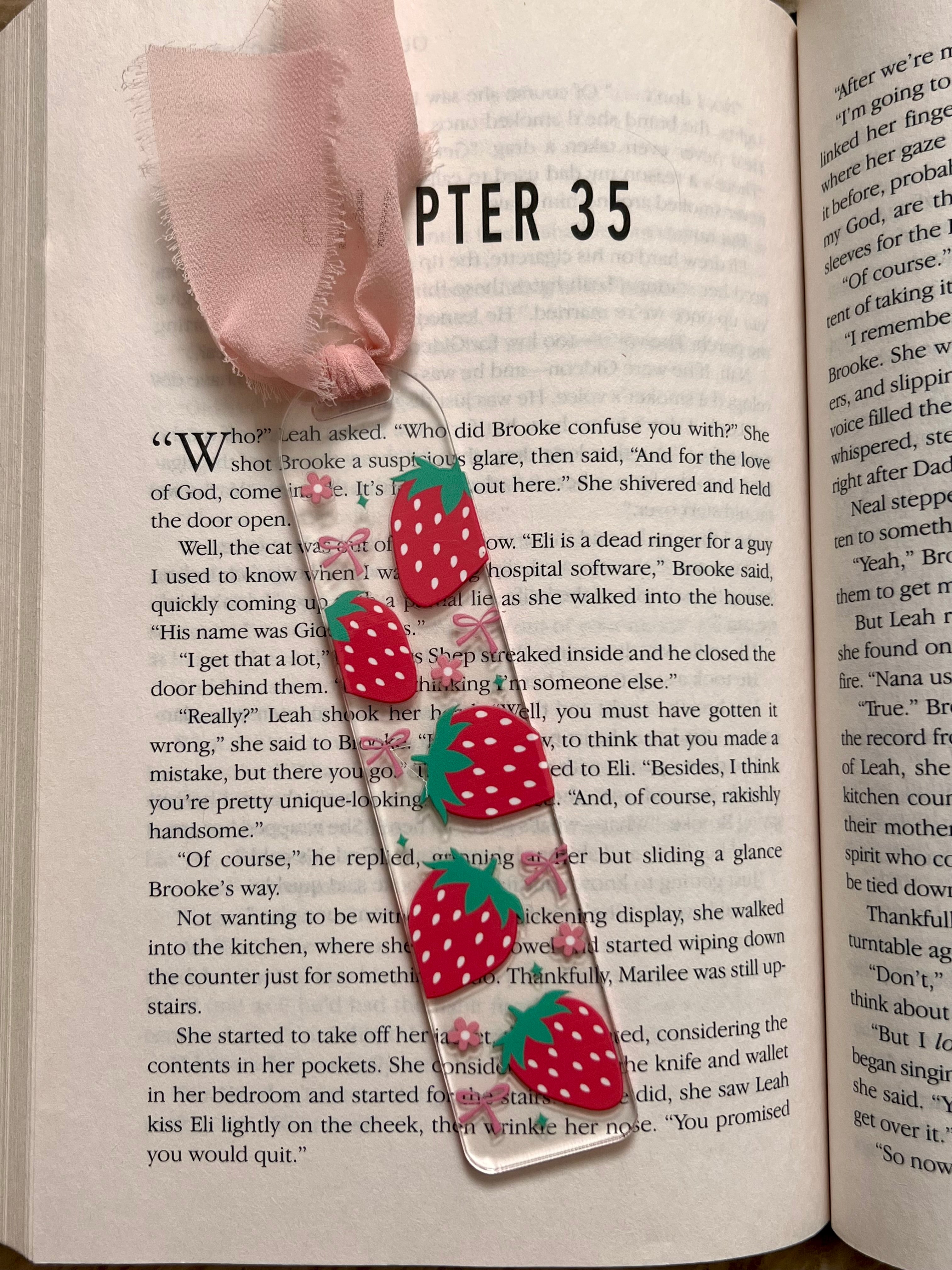 acrylic bookmarks