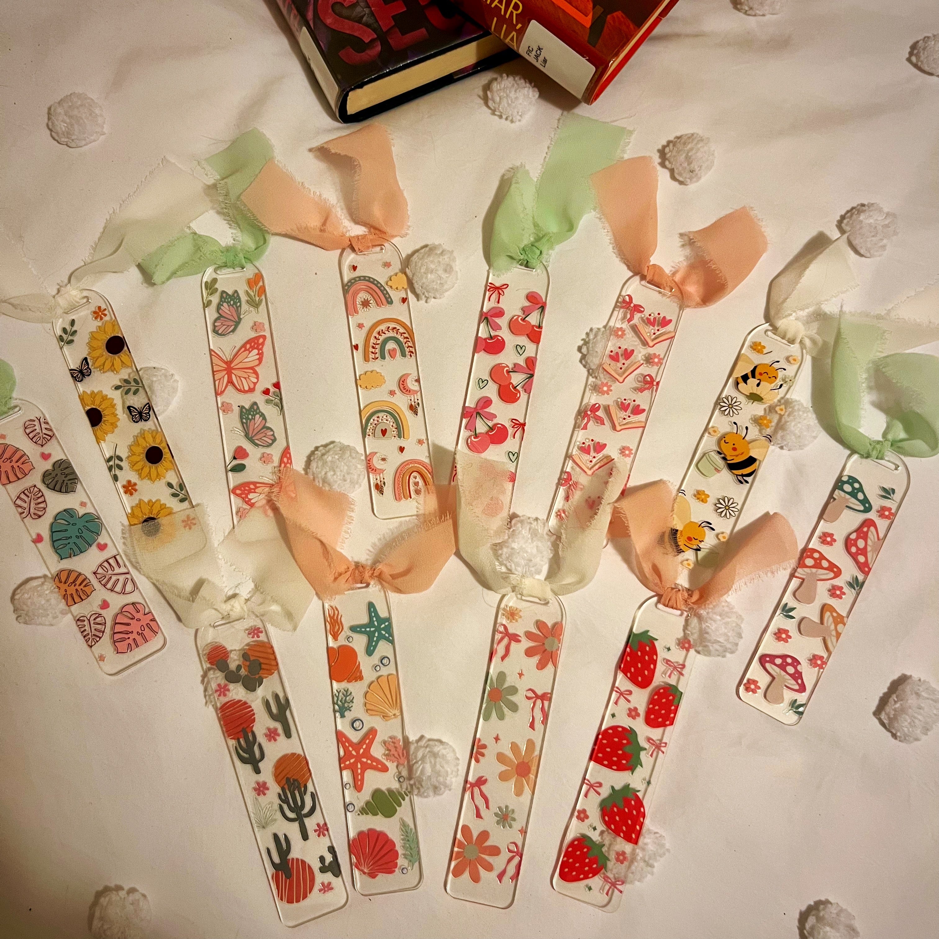 acrylic bookmarks