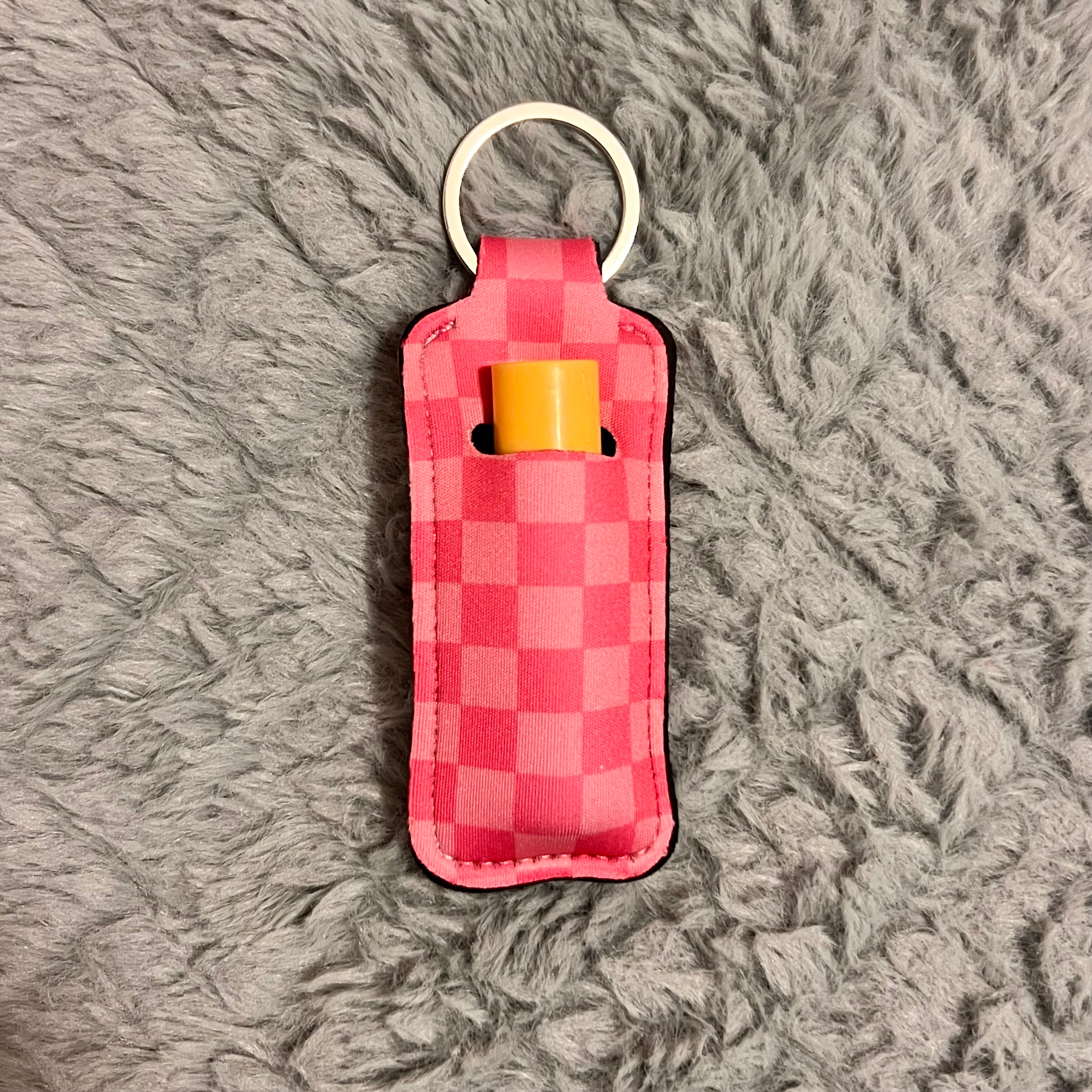 keychain chapstick holders