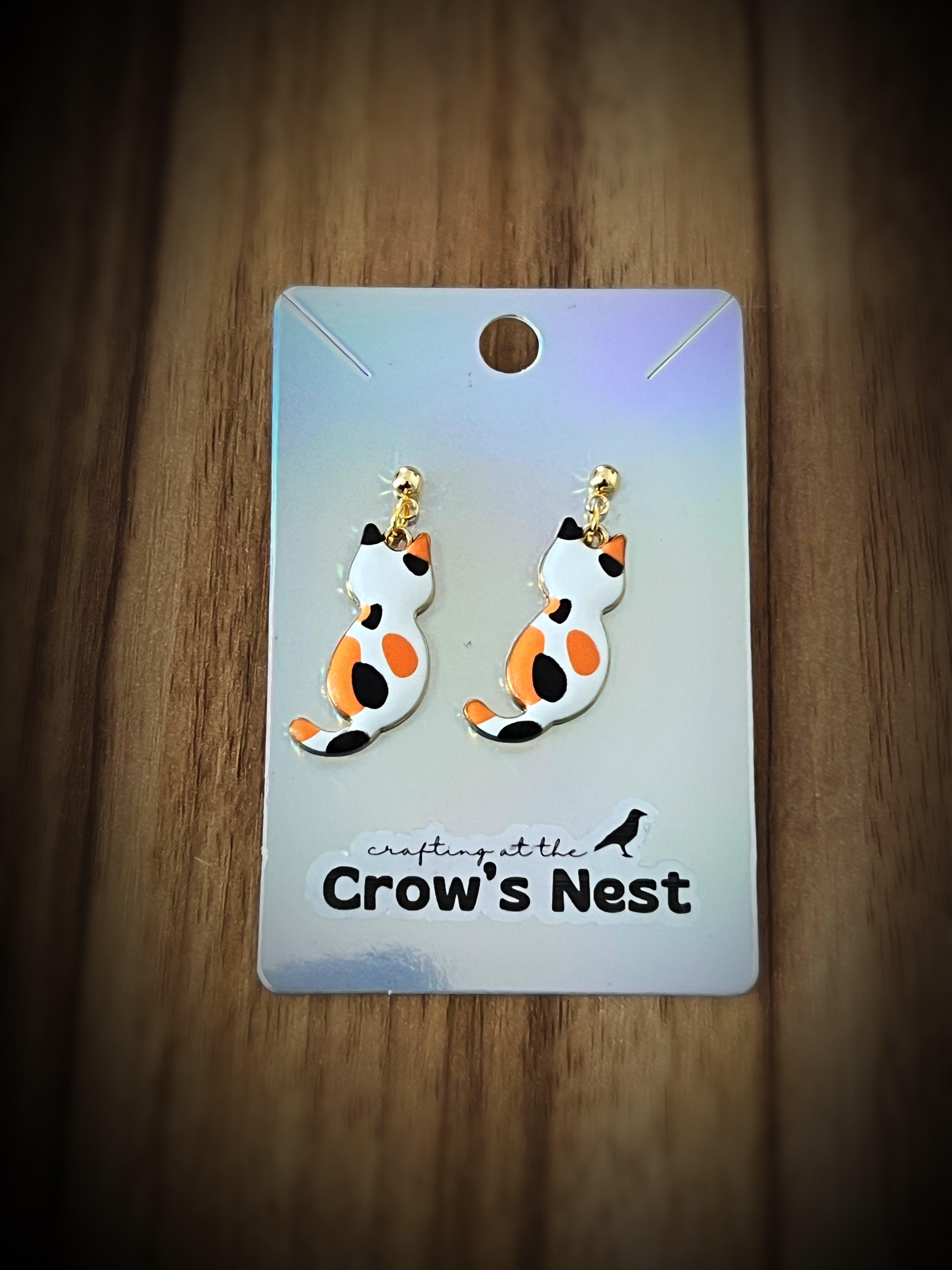 cat earrings