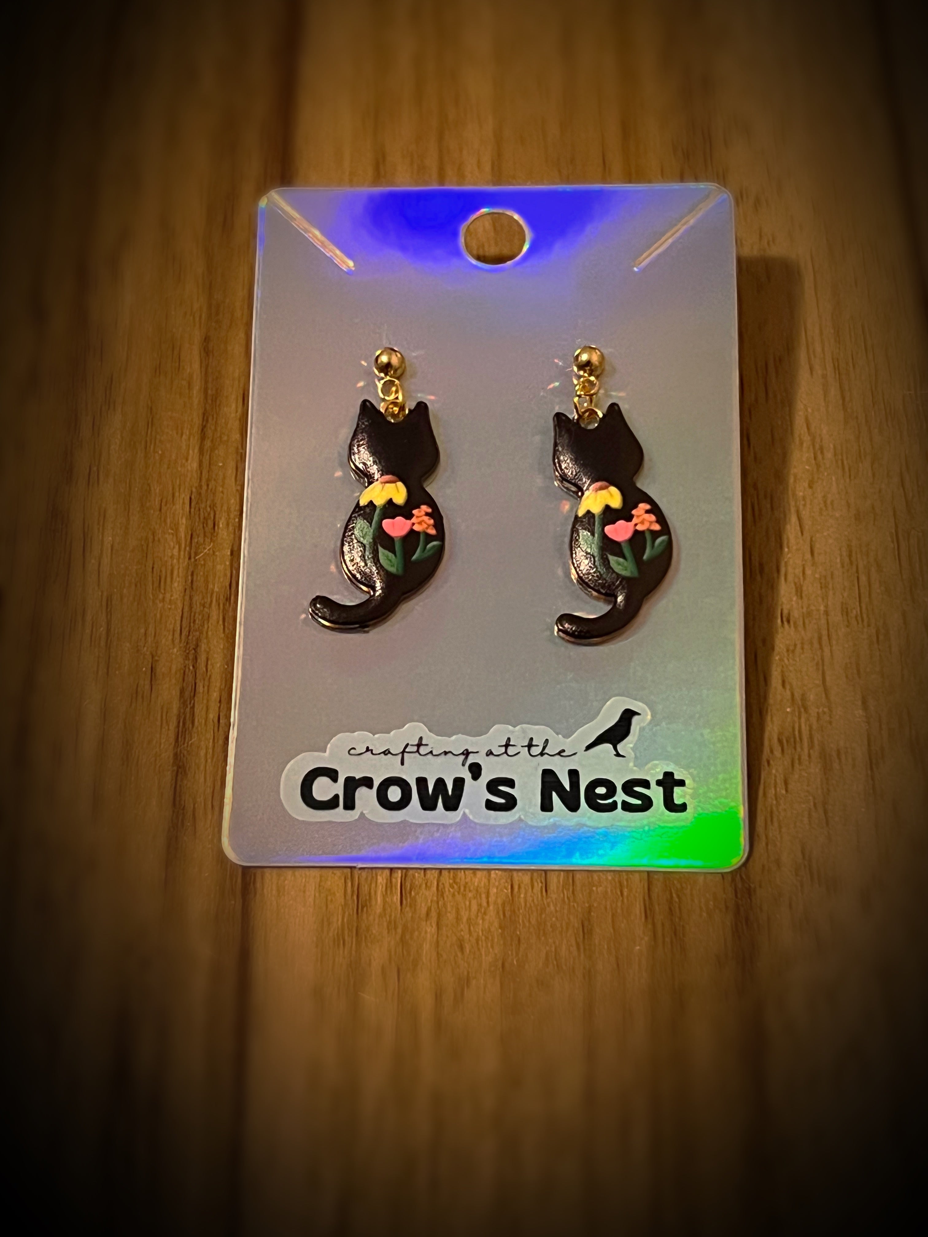 cat earrings