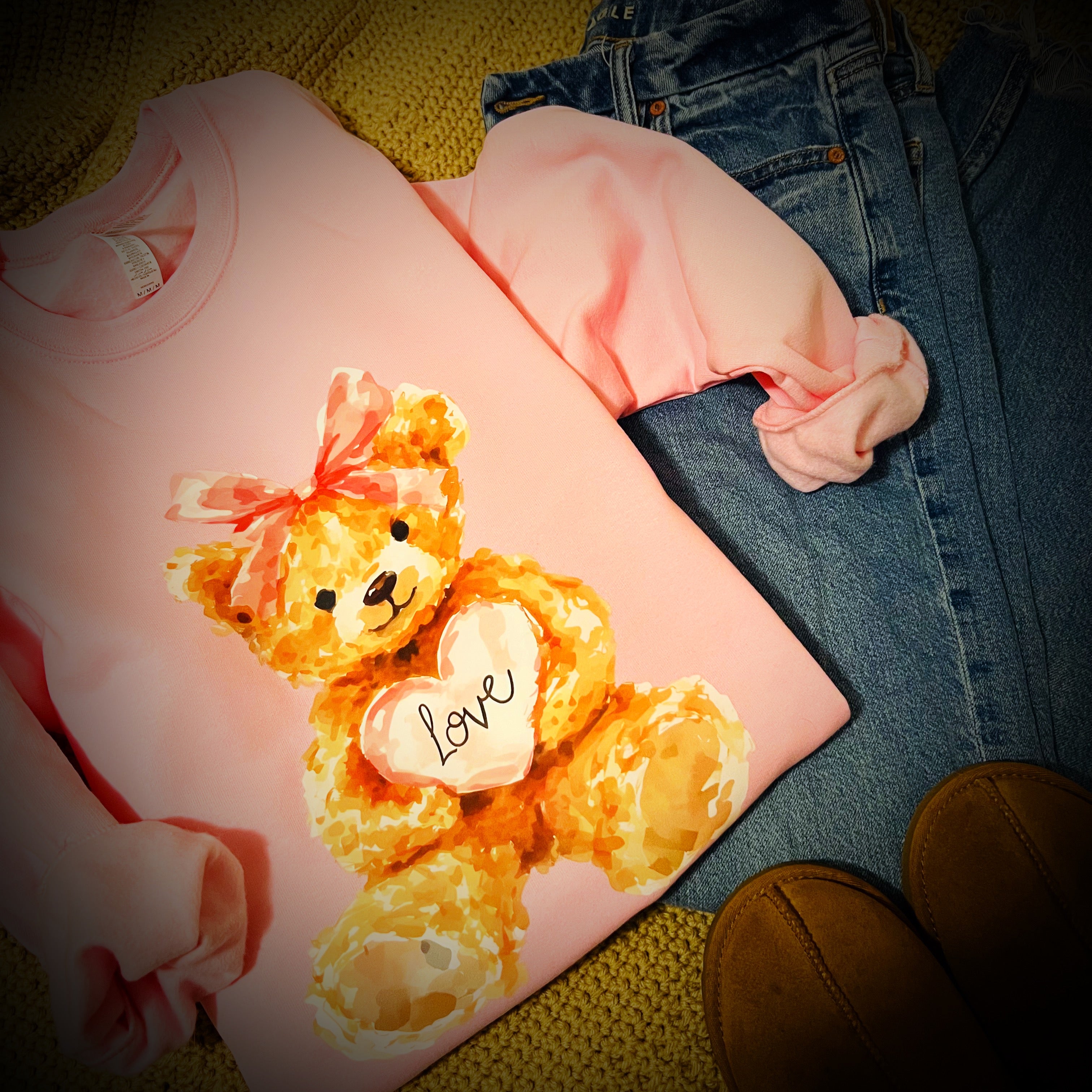 teddy bear sweatshirt
