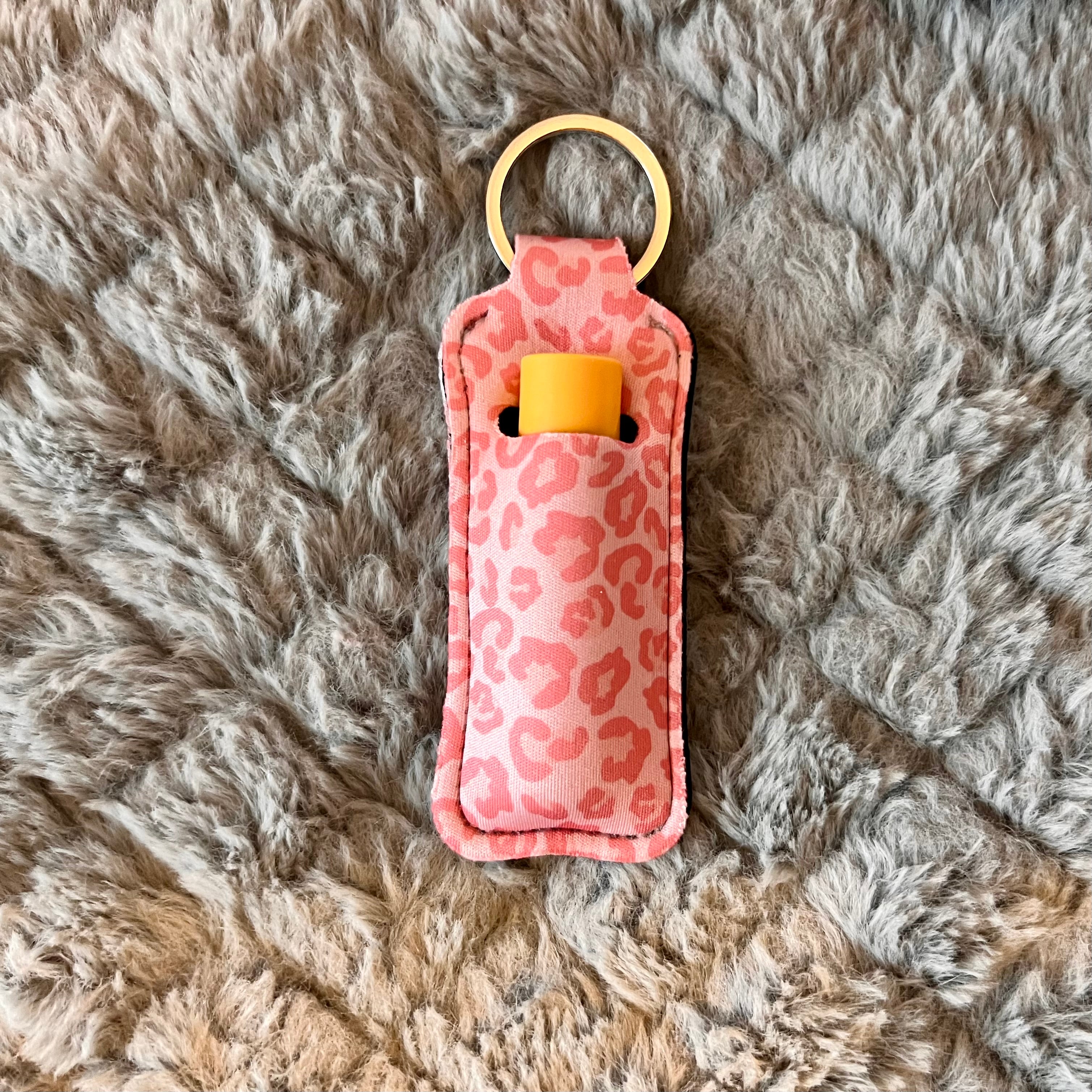 keychain chapstick holders