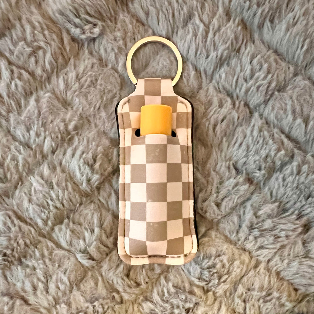 keychain chapstick holders