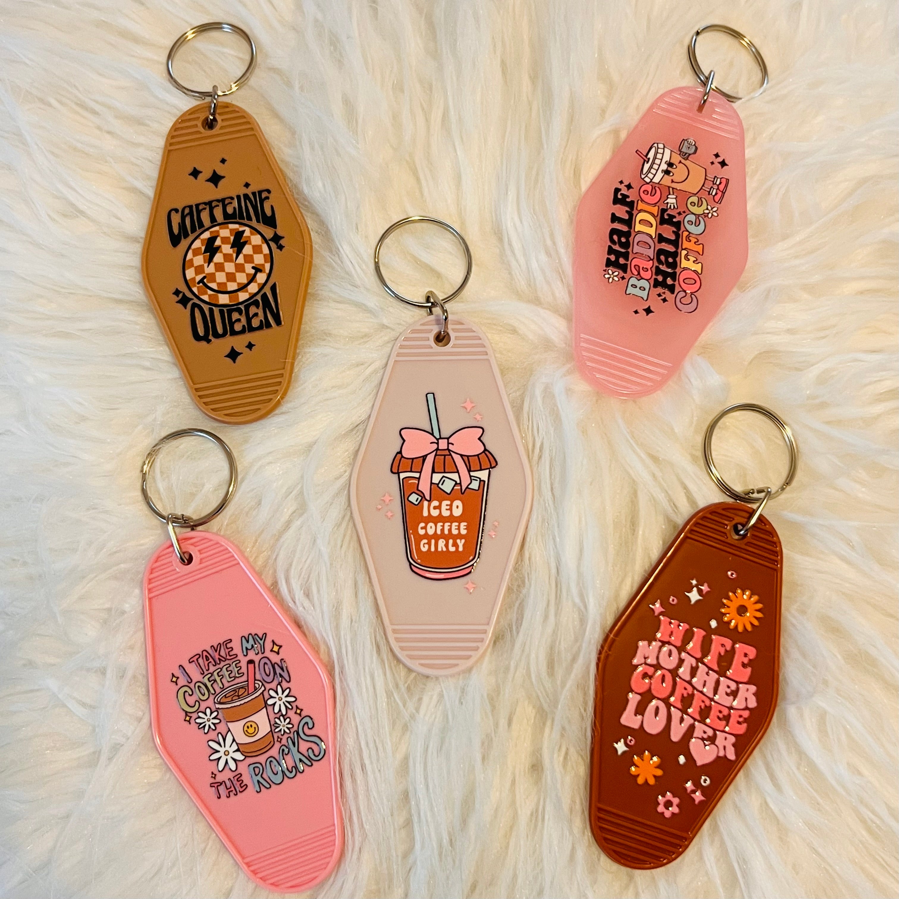 motel keychains