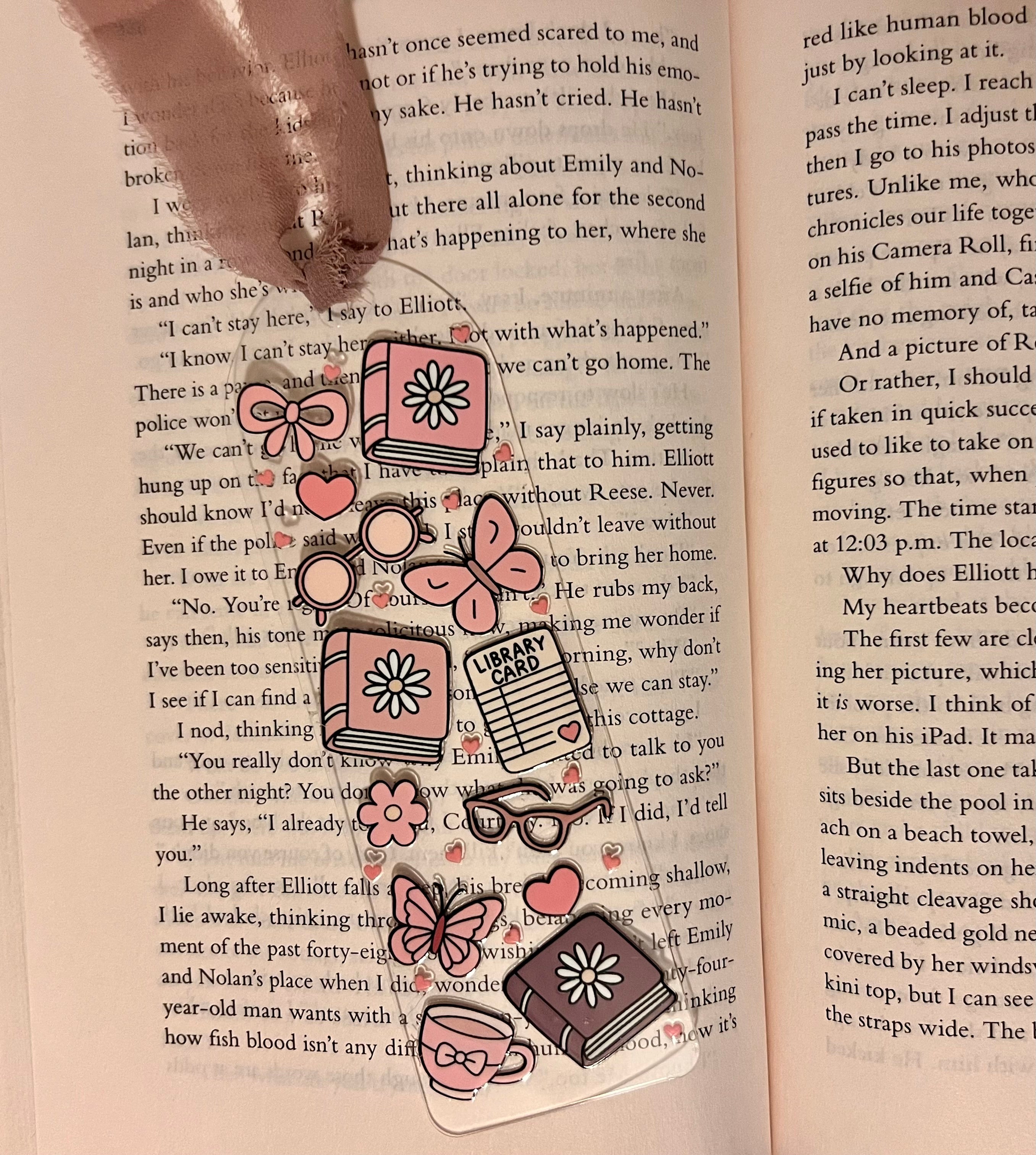 acrylic bookmarks