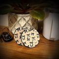 black bow coasters