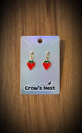 strawberry earrings