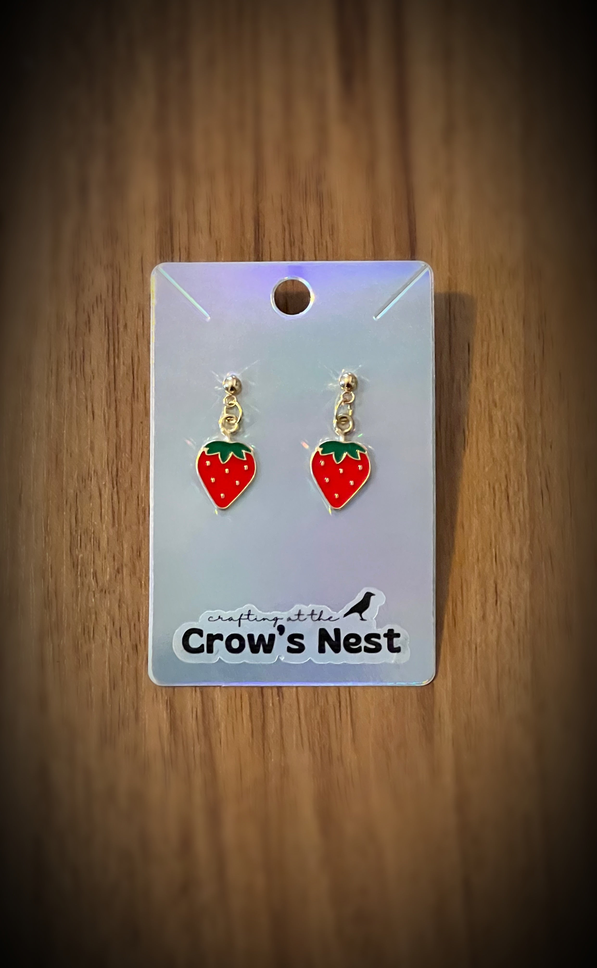 strawberry earrings