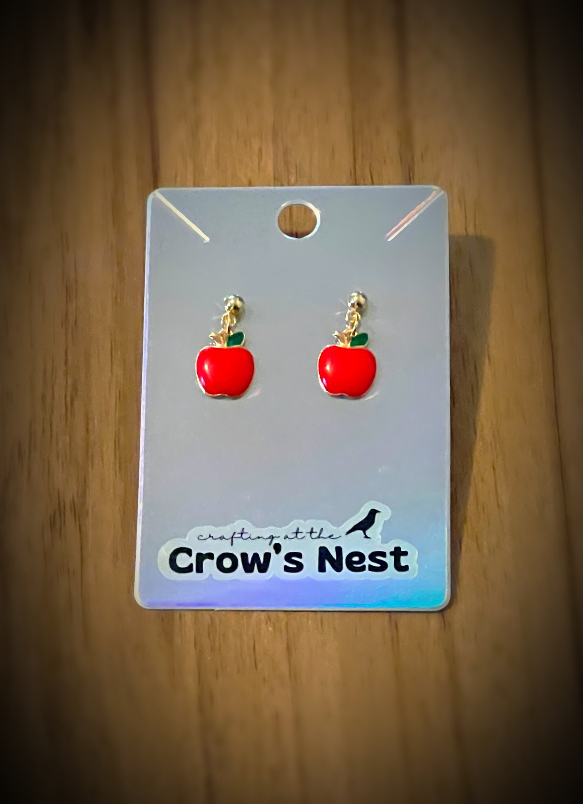 apple earrings