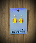 softball earrings