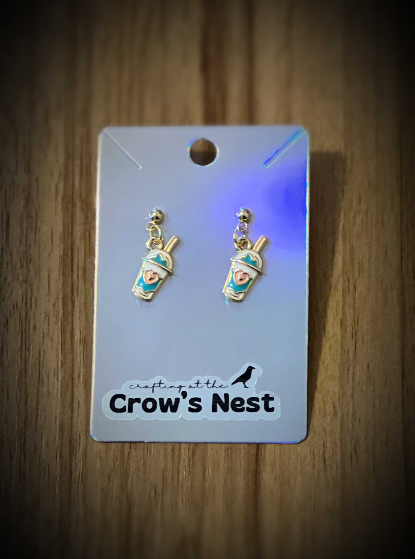 coffee earrings