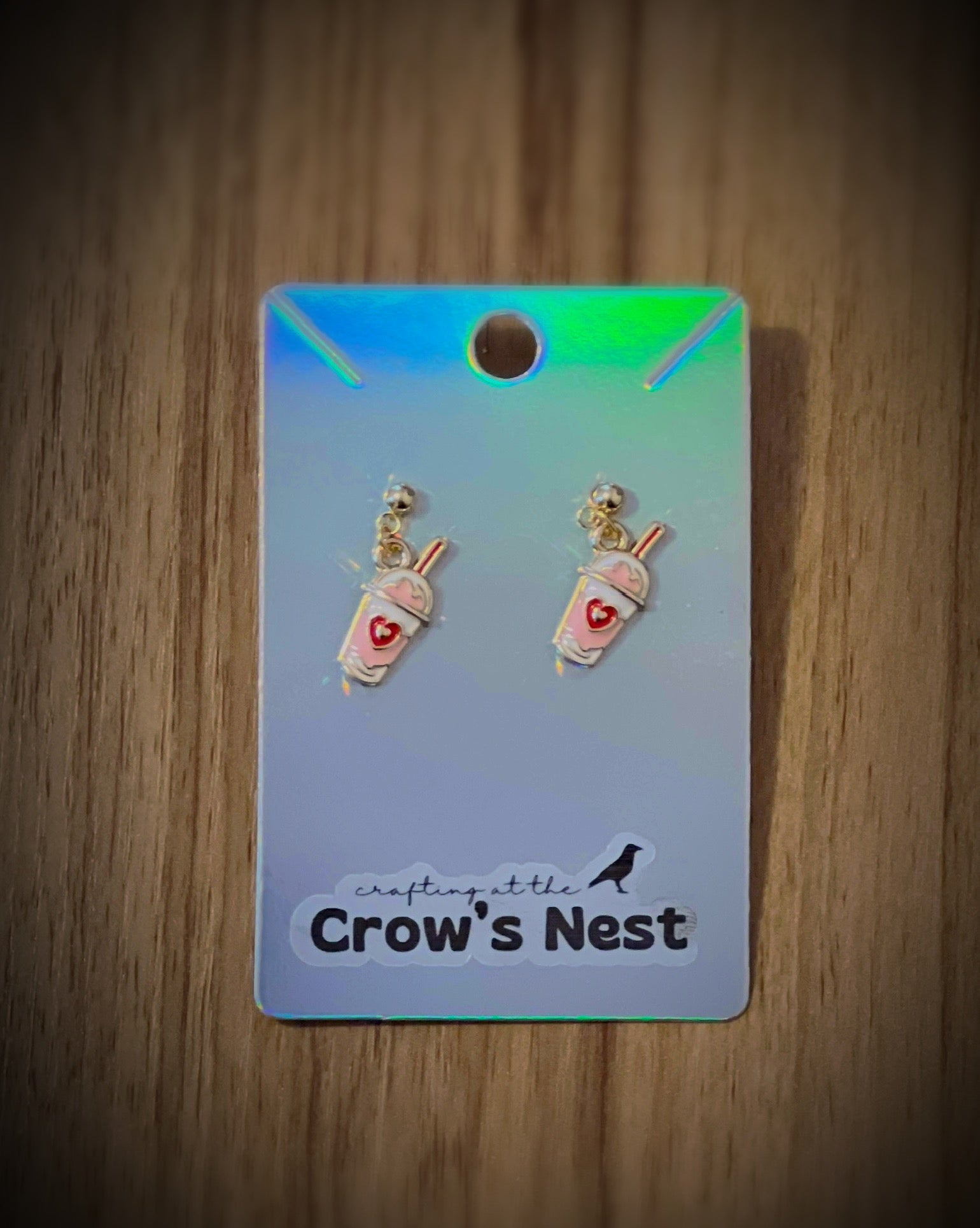 coffee earrings